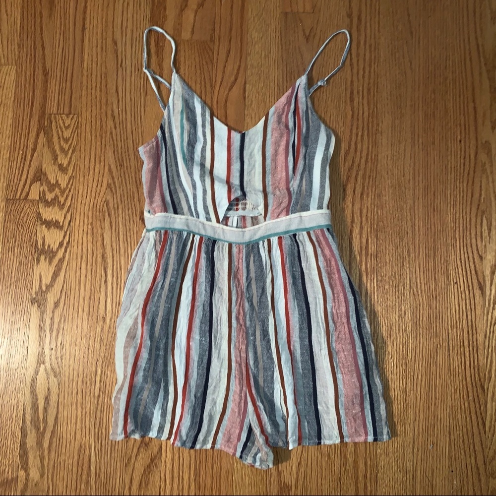 Cute & colorful striped romper